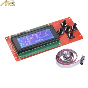 

Anet A8 2004 LCD 3D Printer Smart Display Blue Screen Controller for RAMPS 1.4 Control Panel Blue Screen Plug a8 printer parts