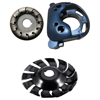 

1Pcs Electric Angle Grinder Shaping Blades + Protective Cover & 1Pcs 90Mm Wood Carving Disc Woodworking Tools