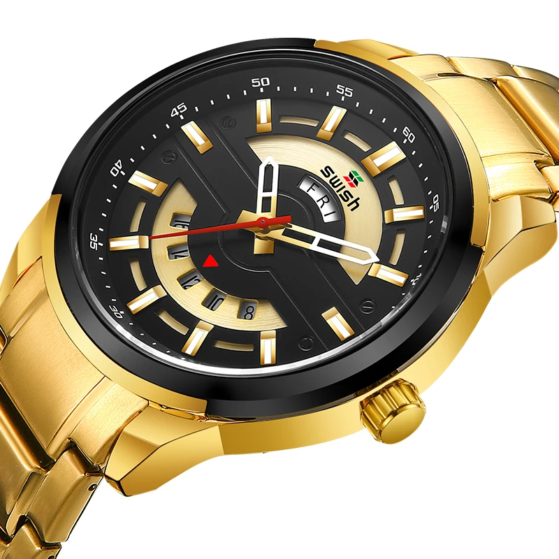 

Men Watch Relojes Para Hombre Military Watch Quartz Montre Homme Analog Men Watch Stainless Steel Luminous Display Men's Watches