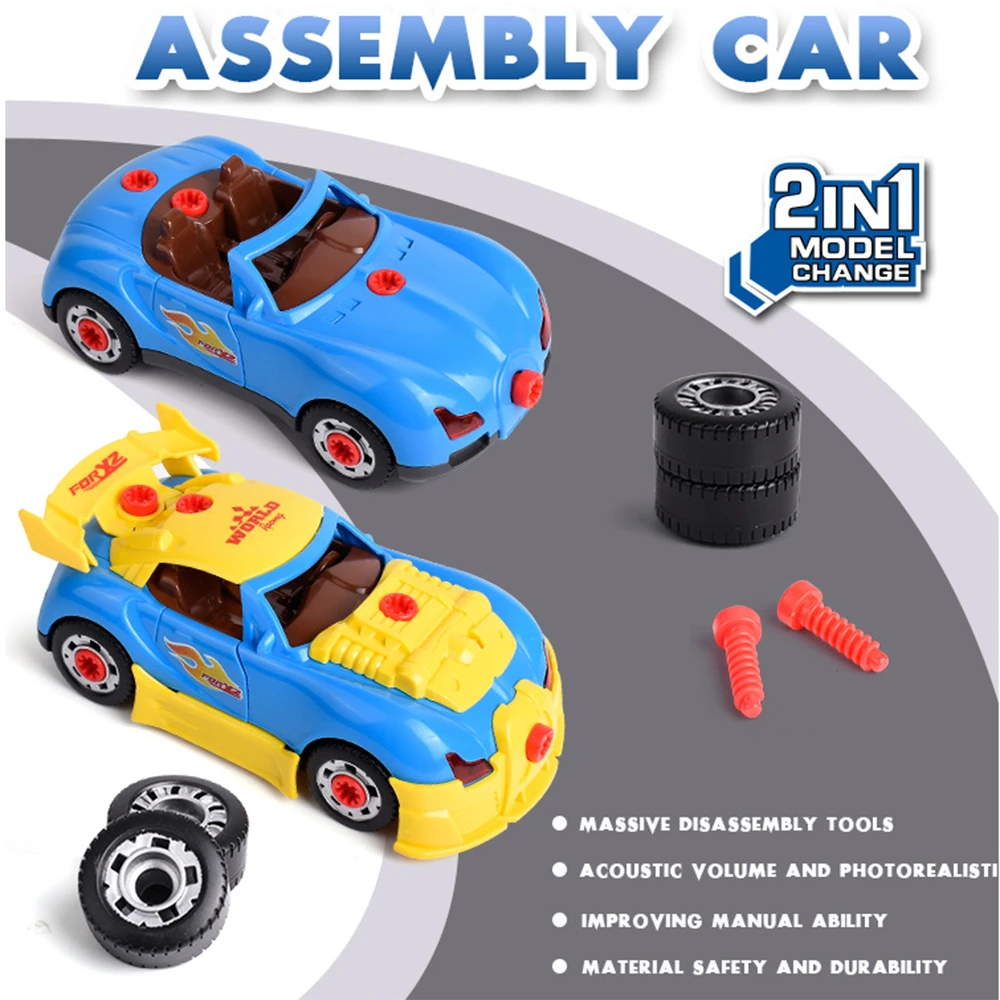 toy car with drill