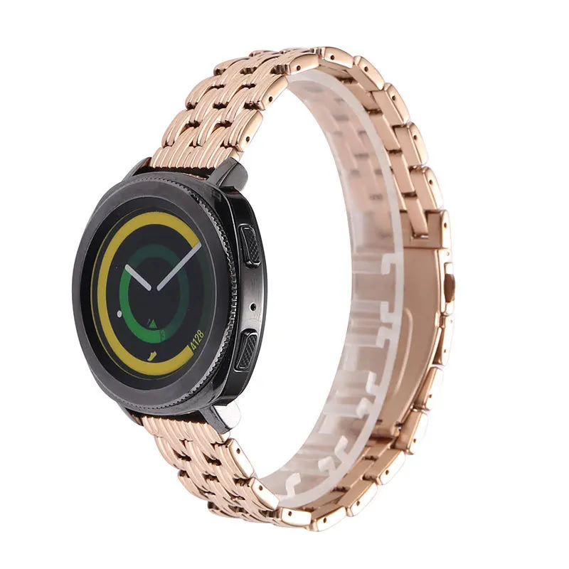 Ремешок сменный из нержавеющей стали для Huawei watch GT2 2e однотонный браслет с пятью