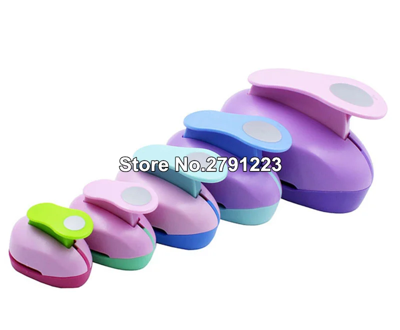 6mm-75mm Circle shape craft punch cortador de papel de scrapbook paper foam school manual DIY Round hole punches Embossing Tool