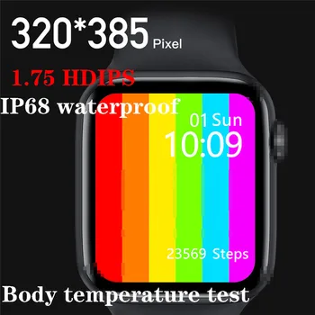 

New Smartwatch IWO W26 44mm Watch 6 Smart Watch Thermometer ECG Heart Rate Monitor Temperature IP68 Waterproof PK IWO 8 IWO13 12