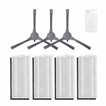 

8Pcs Gray Main Brush for Coredy 3500, R3500, R550 R500 + R650 Vacuum Cleaner Replacement Household Cleaning Adapter