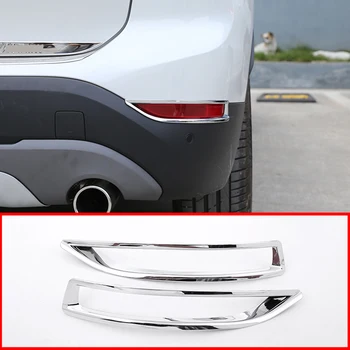 

Car-Styling Accessories 2Pcs ABS Polish Chrome Rear Tail Light Lamp Frame Trim Sticker For BMW X1 F48 20i 25i 25le 2016-2019