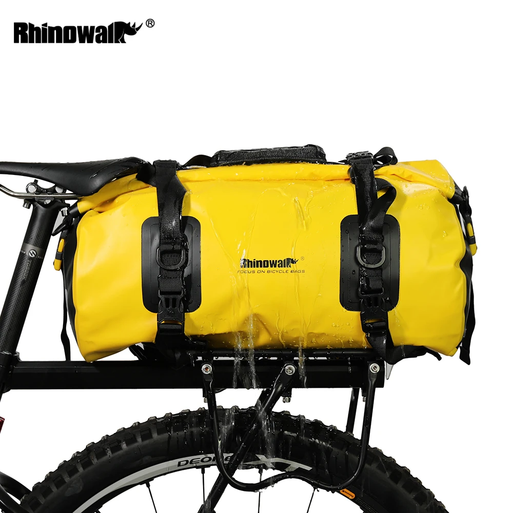 Rhinowalk 18660 20L водонепроницаемая сумка для велосипеда с задней рамой, сумка для путешествий, рюкзак для фитнеса