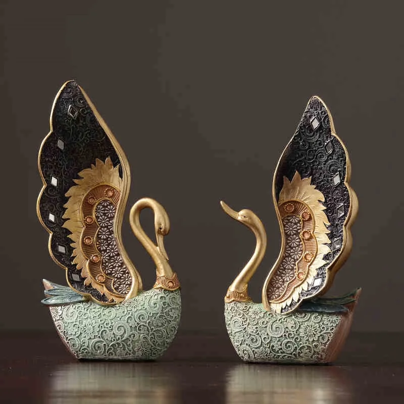 

Swan Cake Wedding Decoration Cute Animal Statue Table Piece Home Decoration Party Gift Birthday Ornament
