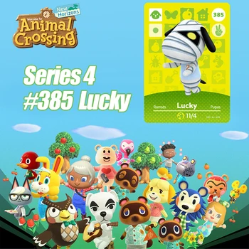

Animal Crossing New Horizons Card Amiibo Card Work for NS Switch Game # 385 Lucky Cards Drop Shipping