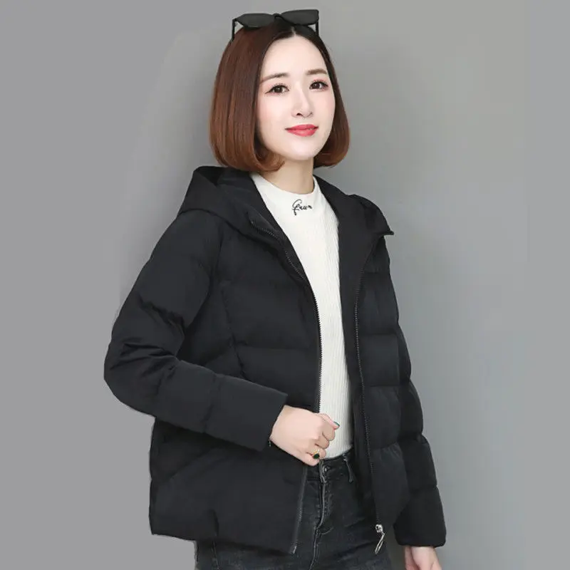 Spring And Autumn Warm Women Jacket Down Cotton Padded Jacket New Fashion Female Outwear Parkas ► Photo 2/6