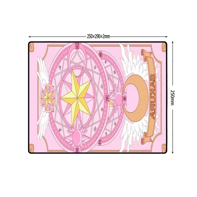 Pink Cardcaptor Sakura Magic Wand RGB 900*400 LED Mouse Pad 5