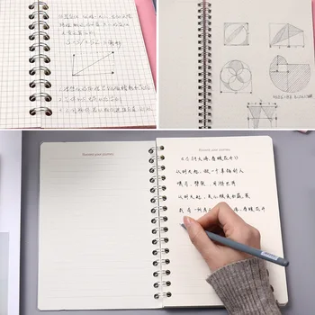 

B5 Grid Coil Notebook Laptop Stationery A5 Notepad Students Wrong Title Cornell Hand Account Book Notebook