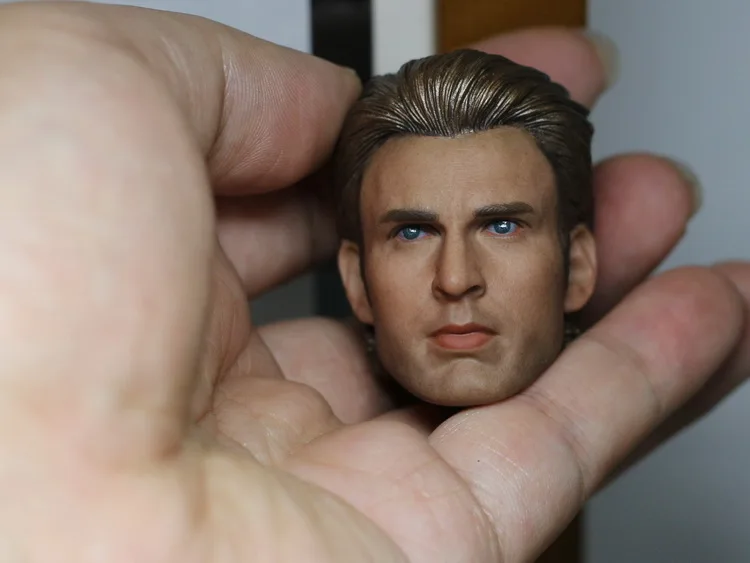 1/6 фигурка куклы аксессуары Steve Rogers Капитан Америка голова Лепка для 1" фигурка куклы. Не включает тело и другие A0513
