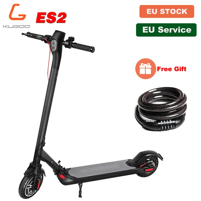 US $304.99 Europe Stock KUGOO ES2 Folding Electric Adult Scooter Disk Brake 350W 75AH e Scooter Electric Sk