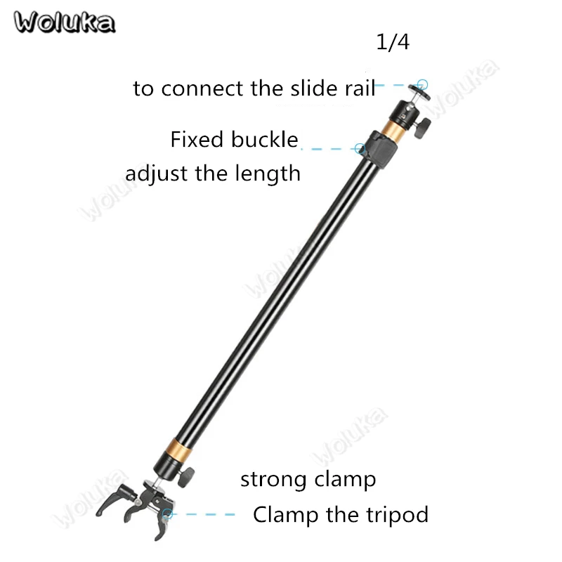 Slide rail support rod For Slider dolly rail track photography DSLR camera Stabilizer System tripod accessories CD50 T10