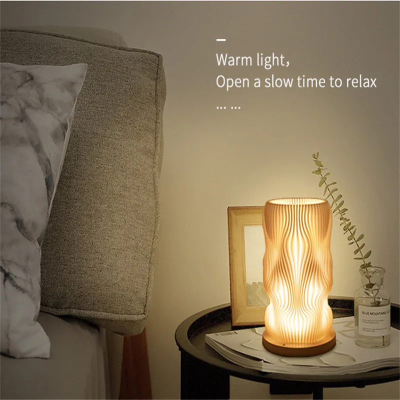 3D Led Night Light Usb Charging Decoration Light White/Warm Night Light PLA Rechargable Light For Bedroom Decoration Night Lamps 3D Led Night Light Usb Charging Decoration Light White/Warm Night Light PLA Rechargable Light For Bedroom Decoration Night Lamps