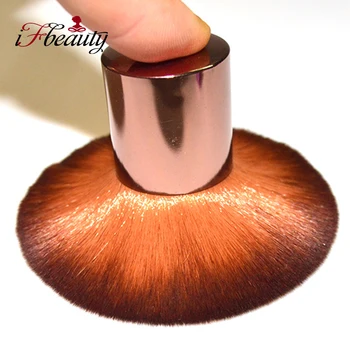 

Mushroom Makeup Brushes Soft Portable Blush Brush Foundation Make Up metal Base Rouge Powder Brush