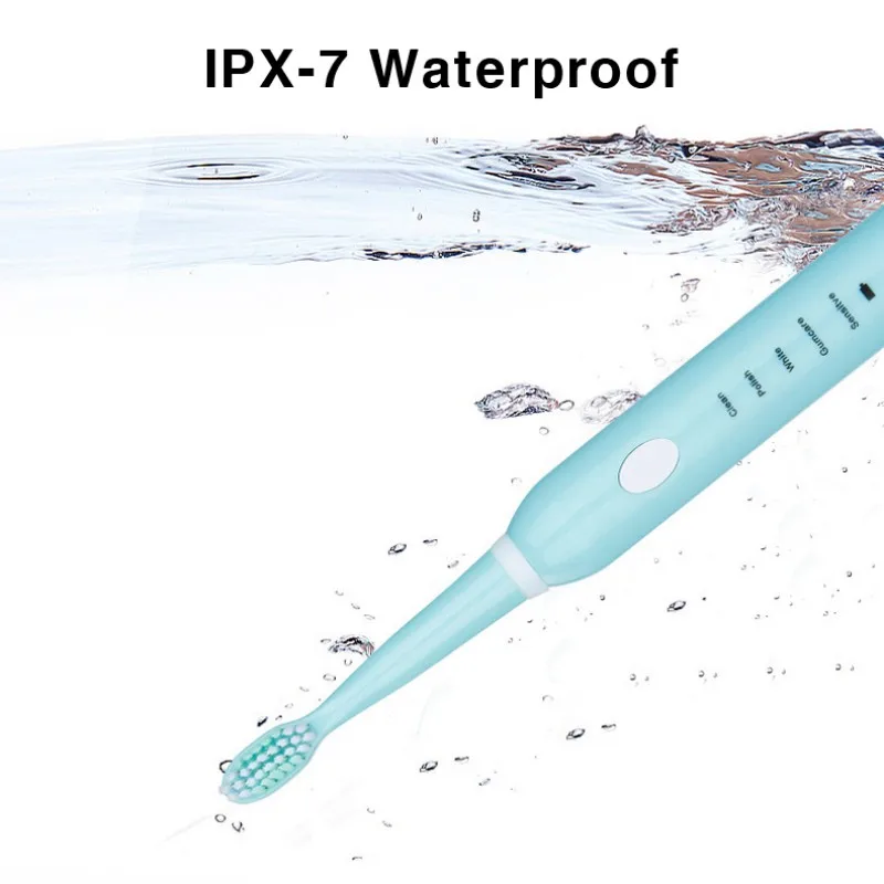 New 5 Cleaning Modes Charging Electric Toothbrush Oral Hygiene Cleaning Whitening Waterproof Sonic Vibration Electric Toothbrush