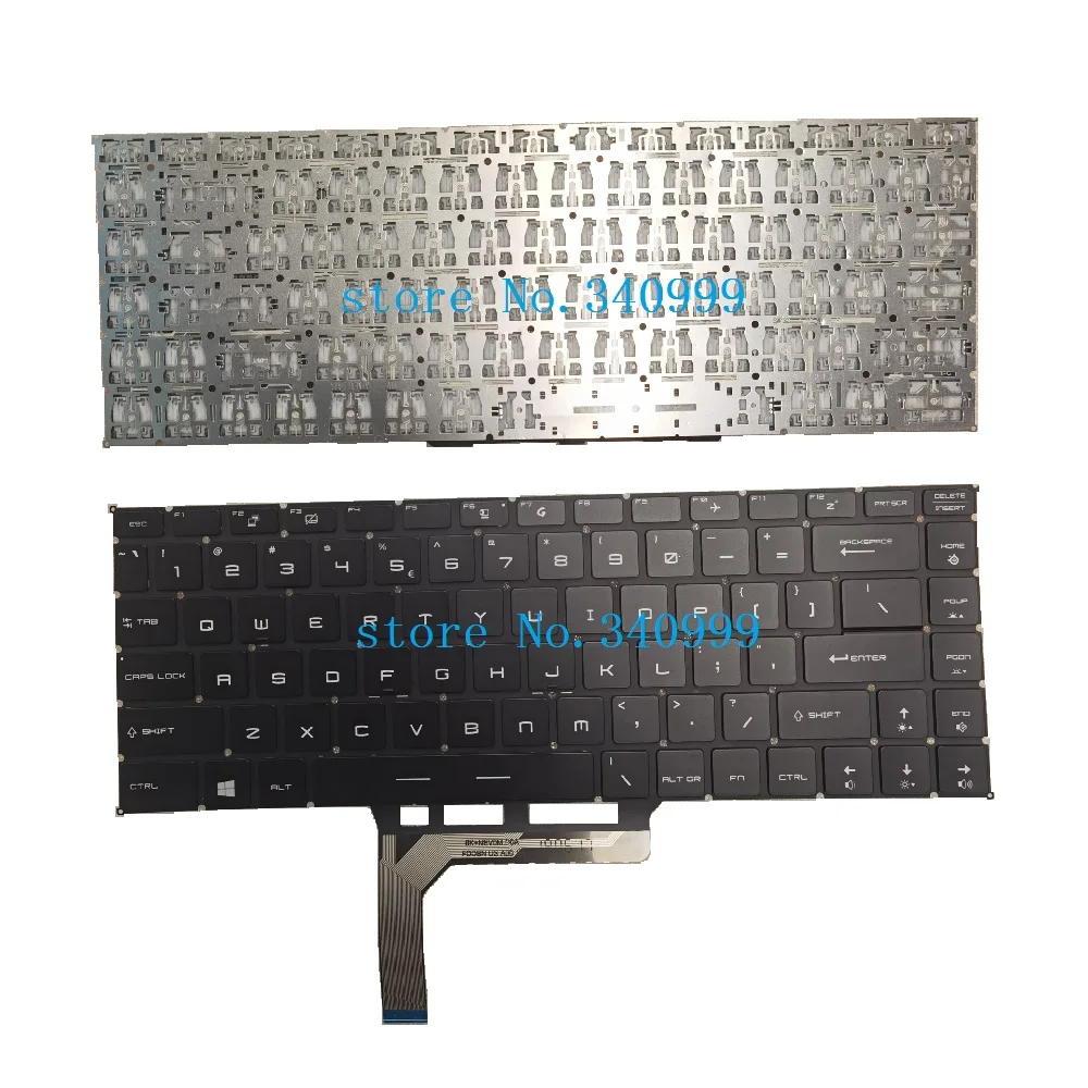 Nuovo Per Msi Gs65 Gs65 Stealth Gs65Vr Ms-16Q2 Tastiera Retroilluminata Us