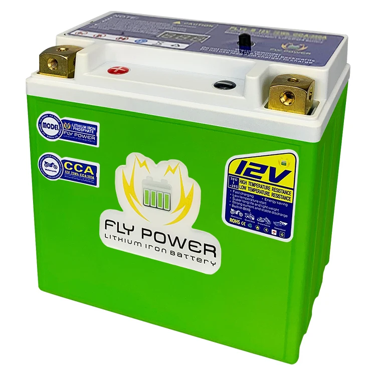 FLY5L-BS veFePO4 Moto Lithium ion Batterie 12V 36Wh CCA 180A BMS