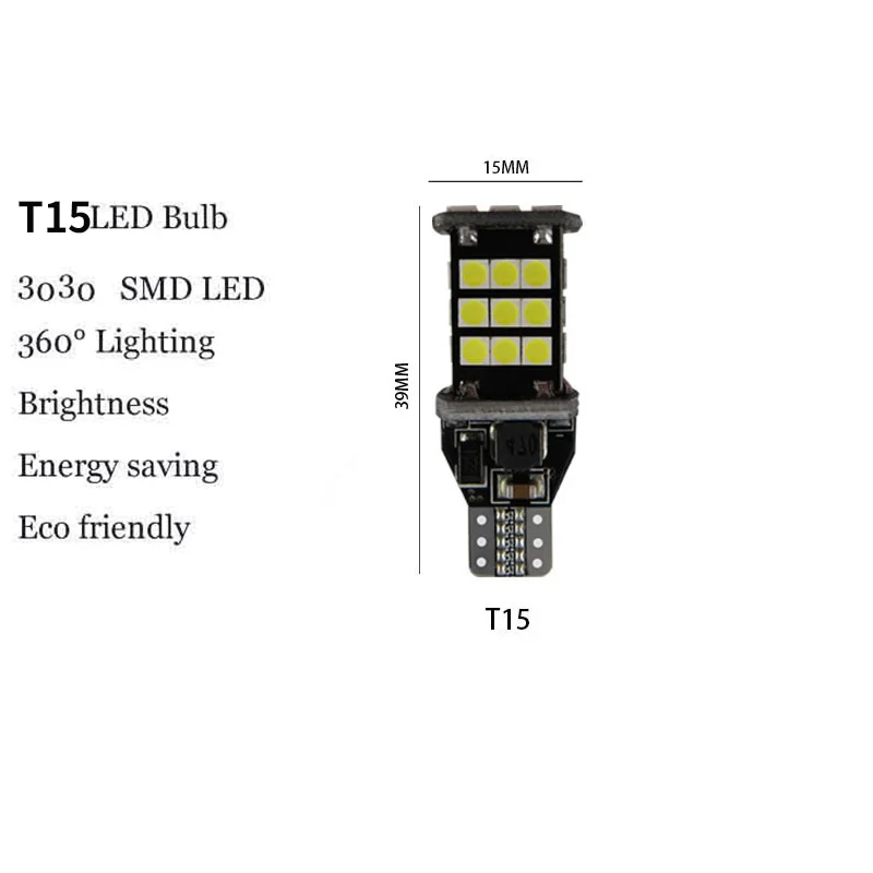 2 шт. светодиодные лампы фары 24Smd автомобиль обратный изгиб танцевальные огни поворотник декодирование фары заднего хода