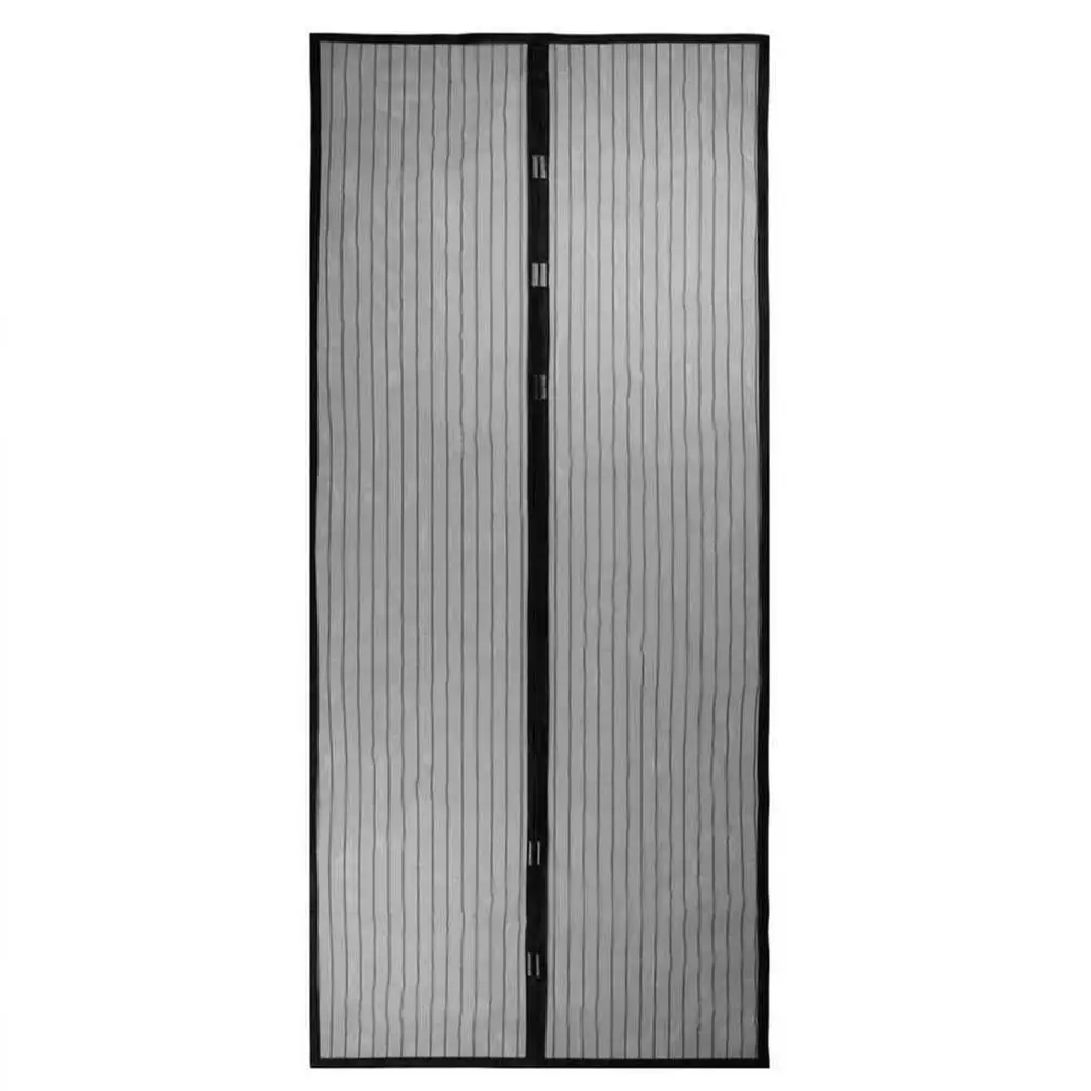 2PCS black 2 шт./компл. магнитная сетка Лето против комаров насекомых шторы автоматического закрывания дверей Экран Кухня протектор шторы - Цвет: 2PCS black