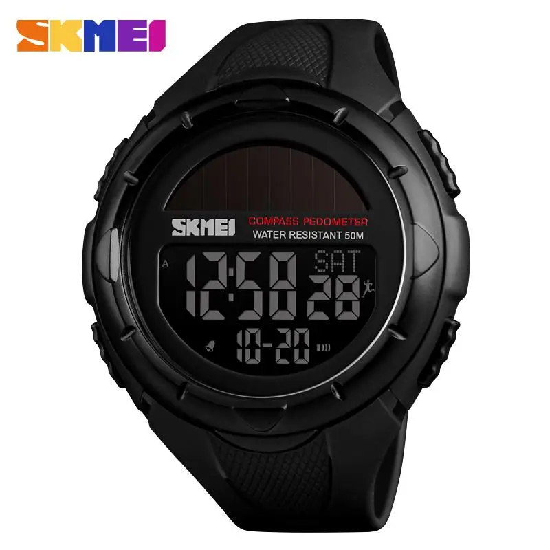 

SKMEI Compass Watches Mens Sport Wristwatches Men Led Digital Outdoor Sport Alarm Date Hour Chronograph Reloj Hombre 1488