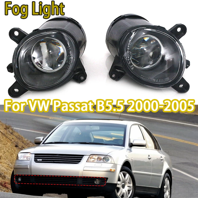 

K-CAR Fog Lamp Assembly For Volkswagen VW Passat B5.5 2000-2005 Front Bumper Grille Driving Light 3B7941699A 3B7941700A