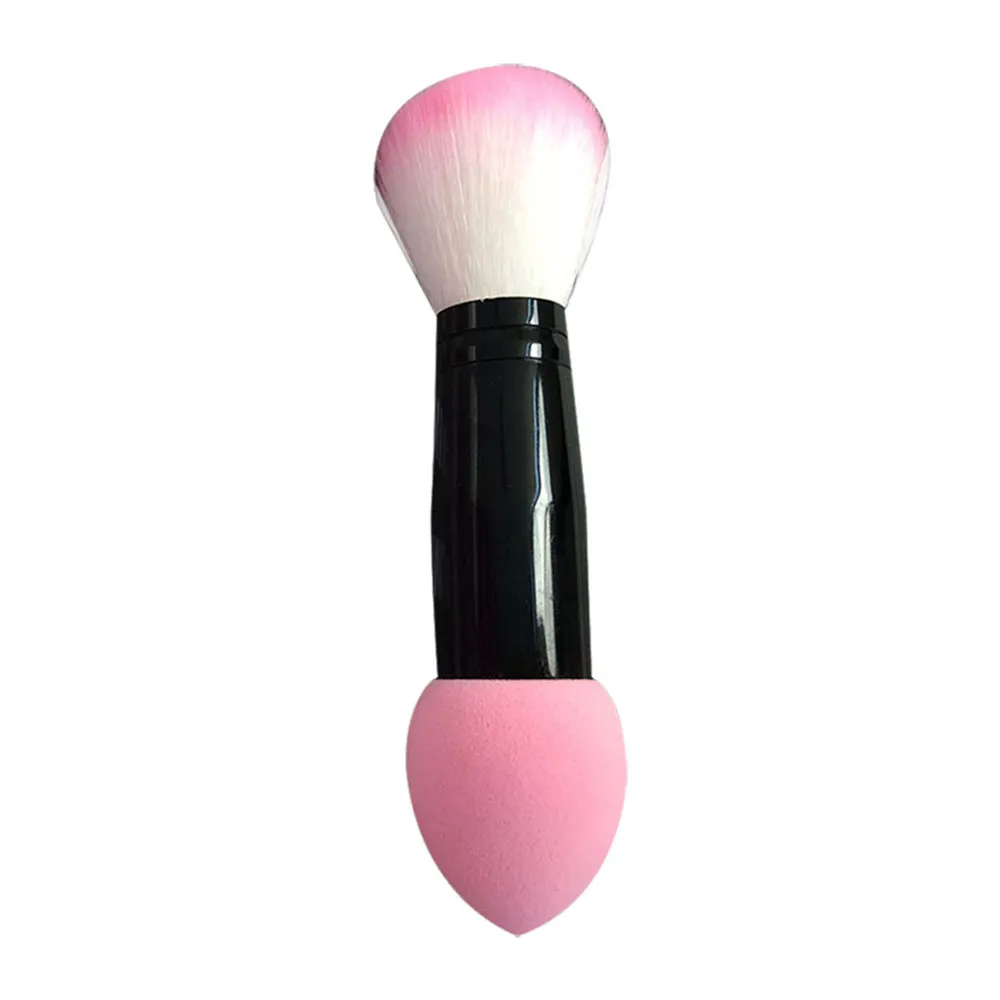 Professional Two Heads Big Makeup Brushes Foundation Blusher Nylon Make Up Brush Tool Maquiagem