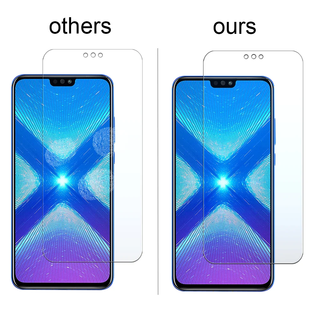 2 шт армированное стекло для huawei Honor 8x 8c 8s Защитная пленка для экрана huawey huavei huawai 8 x c s закаленное стекло 9H