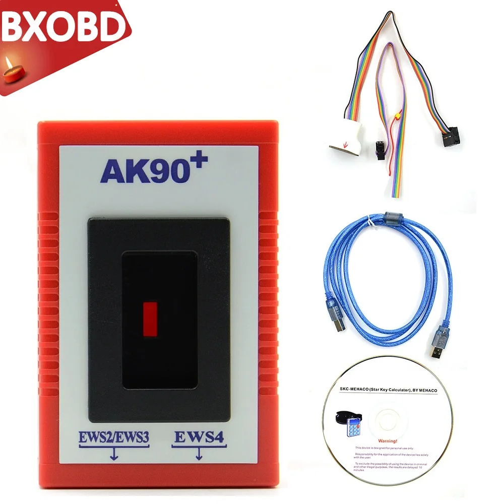 V3.19 AK90 ключевой программист для BMW EWS от 1995 2005 + OBD2 программирующий пожалуйста