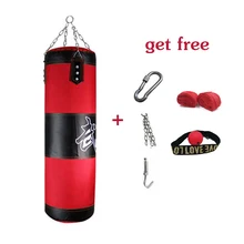 60cm-150cm  Punching bag Training Fitness MMA Boxing Bag Sport Kick Boxing Sandbag Muay Thai Boxer Training Set Empty