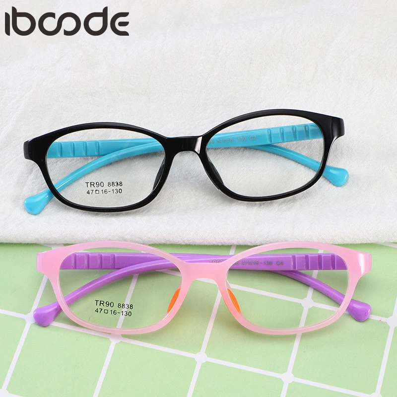Iboode Kids TR90 силиконовая оправа для очков Детские ультралегкие оптические сеточки