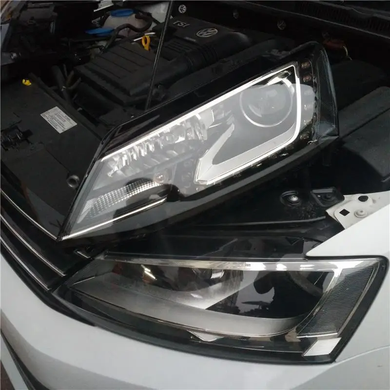 Para Авто ходовые наружные Drl боковые поворотники светодиодные фары Задние Автомобильные фары в сборе для Volkswagen Jetta