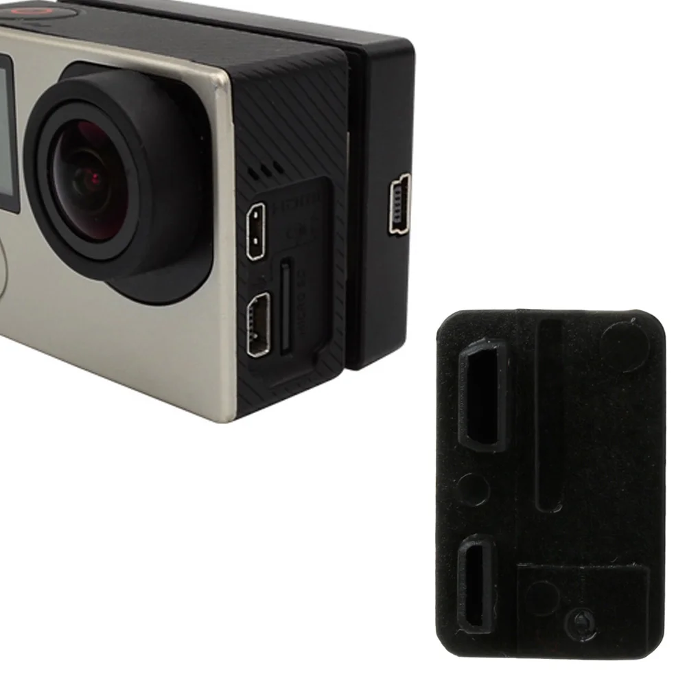 

Replacement USB Side Door Cover Case Cap hat Repair Part For GoPro Hero 3 3+ 4