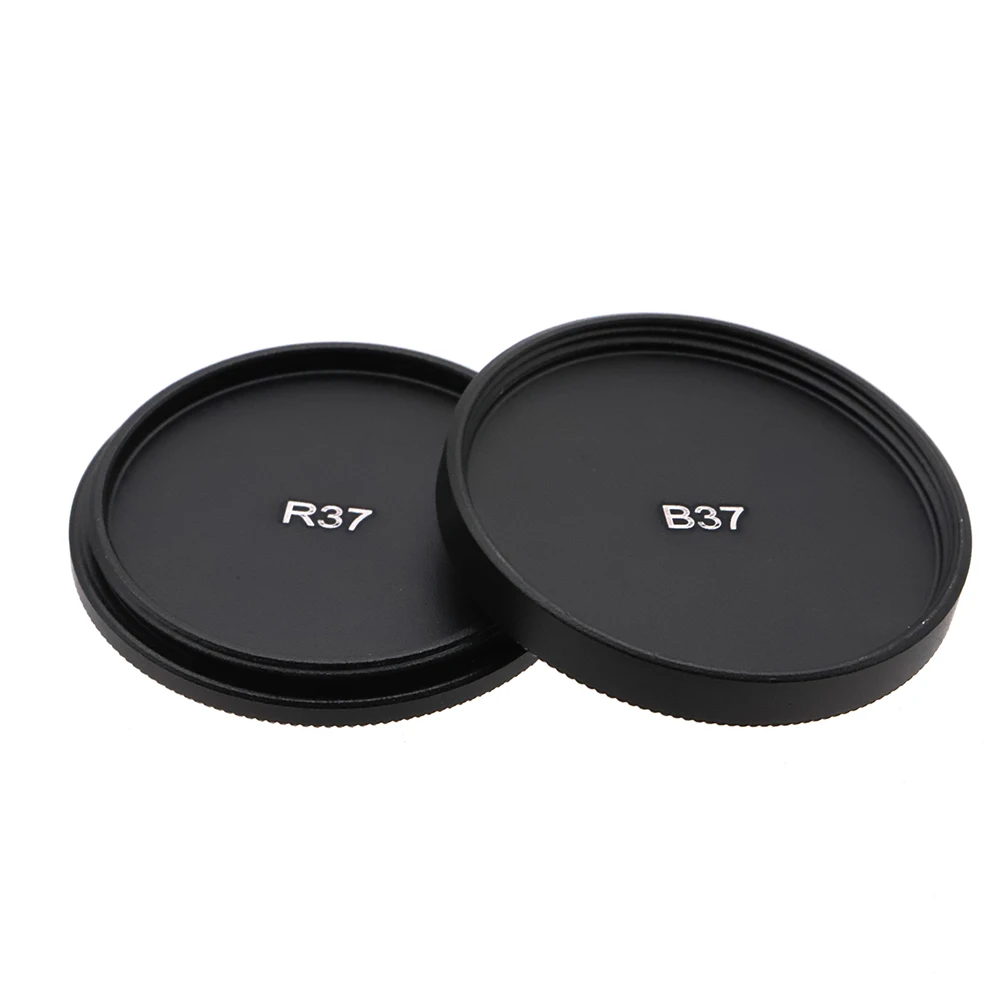 Objektivdeckel Set Aus Metall – 58 Mm, Schwarz Eloxiert, Für Kameraobjektive