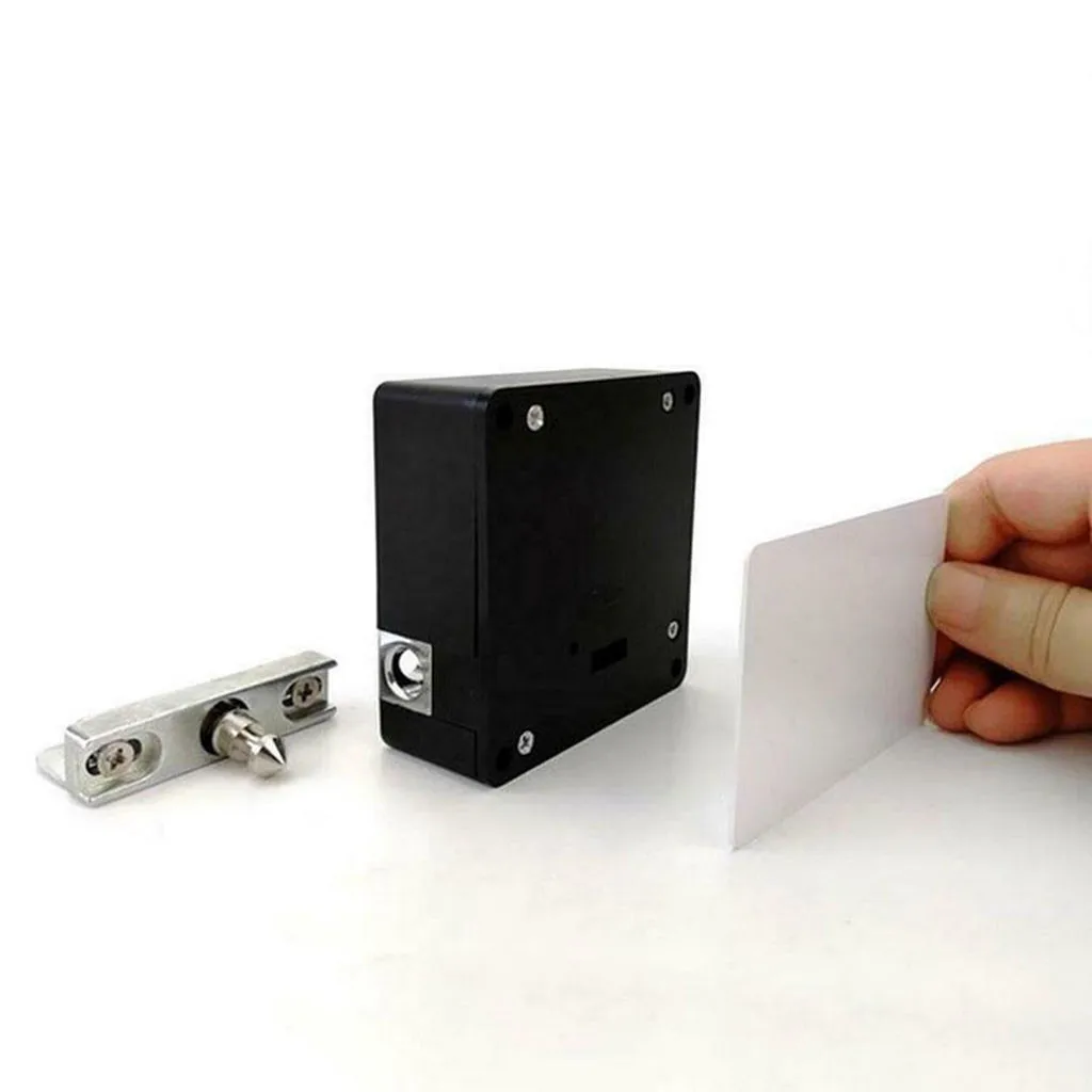 Невидимый скрытый RFID свободный открывающийся интеллектуальный датчик замок шкафчика шкаф ящик обувного шкафа дверной замок электронный DE5