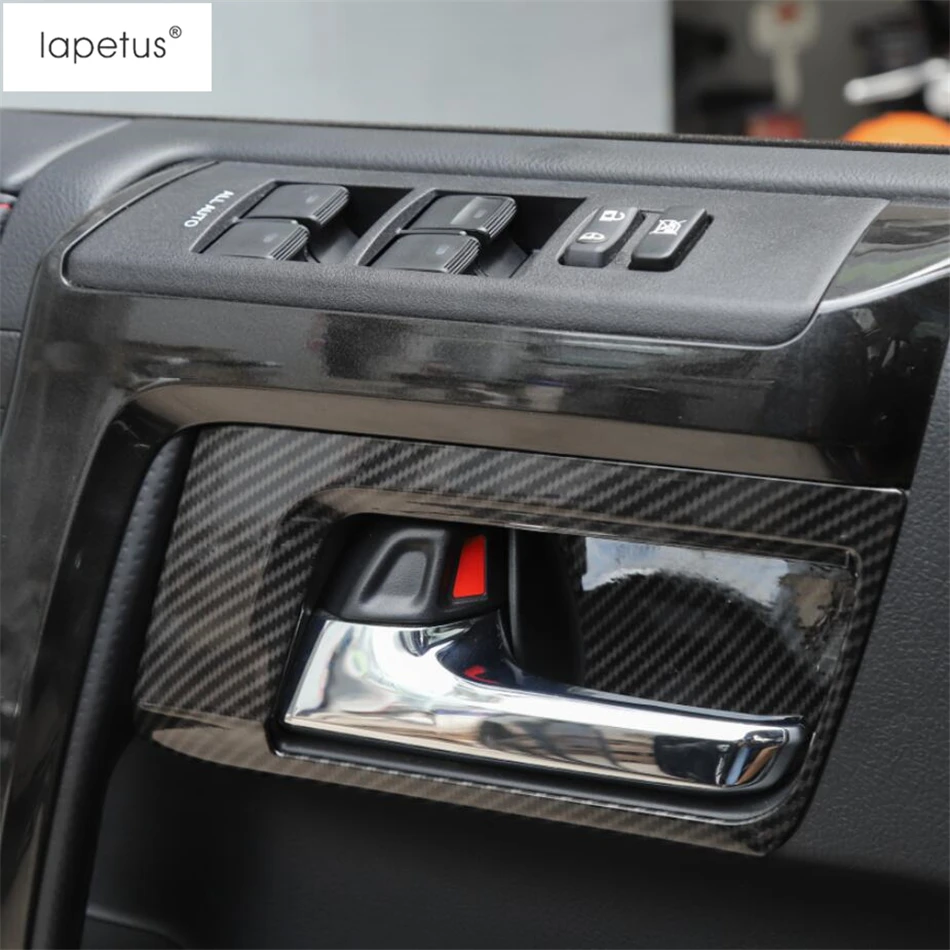 Lapetus аксессуары подходят для Toyota 4runner 2010- ABS внутренняя дверная ручка Ручной Кладки чаши литье крышка комплект отделка