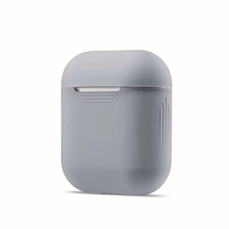 Цвет Мягкая силиконовая гарнитура чехол для AirPods 1/2 зарядка наушников с откидной крышкой - Цвет: 7