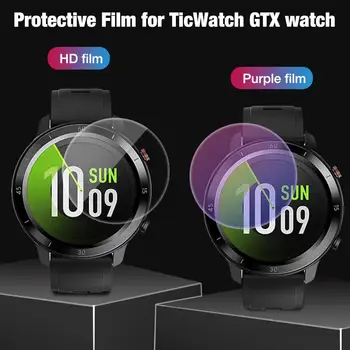 

3 Pcs Hydrogel Protective Film High Definition Waterproof Soft Tempered Film Perfect Protector For TicWatch GTX Watch