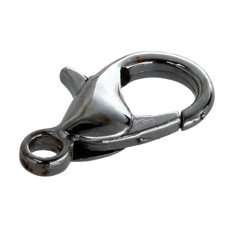 

50 x Caps Lock Carabiner Chain Closures Silver