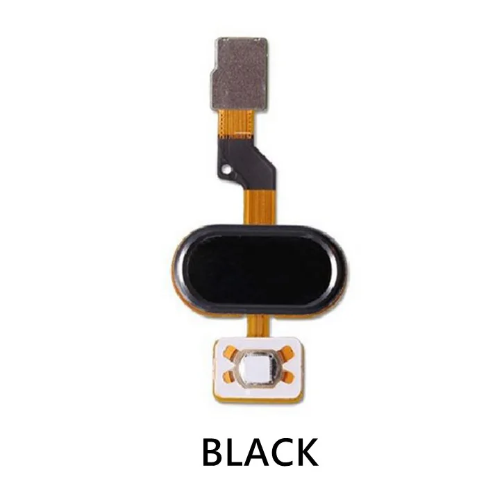 Для Meizu U10 датчик отпечатков пальцев Кнопка сенсорный ID ключ возврата гибкий кабель лента запасные части для MEIZU U10 кнопка домой - Цвет: Черный