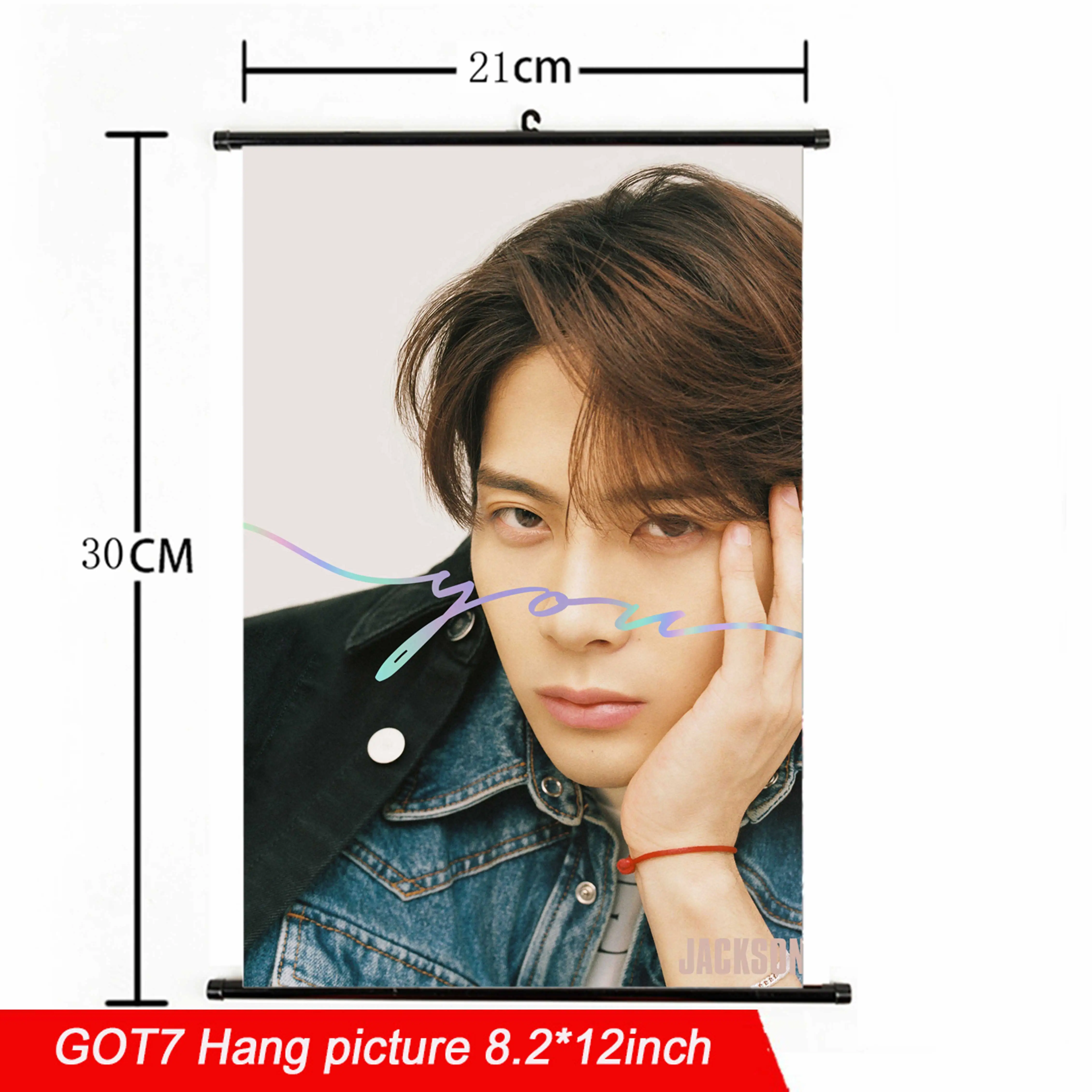 21*30cm Kpop GOT7 Hang poster Fabric high quality Eye On You Album kpop GOT7 Hang picture photo poster for fans gift collection
