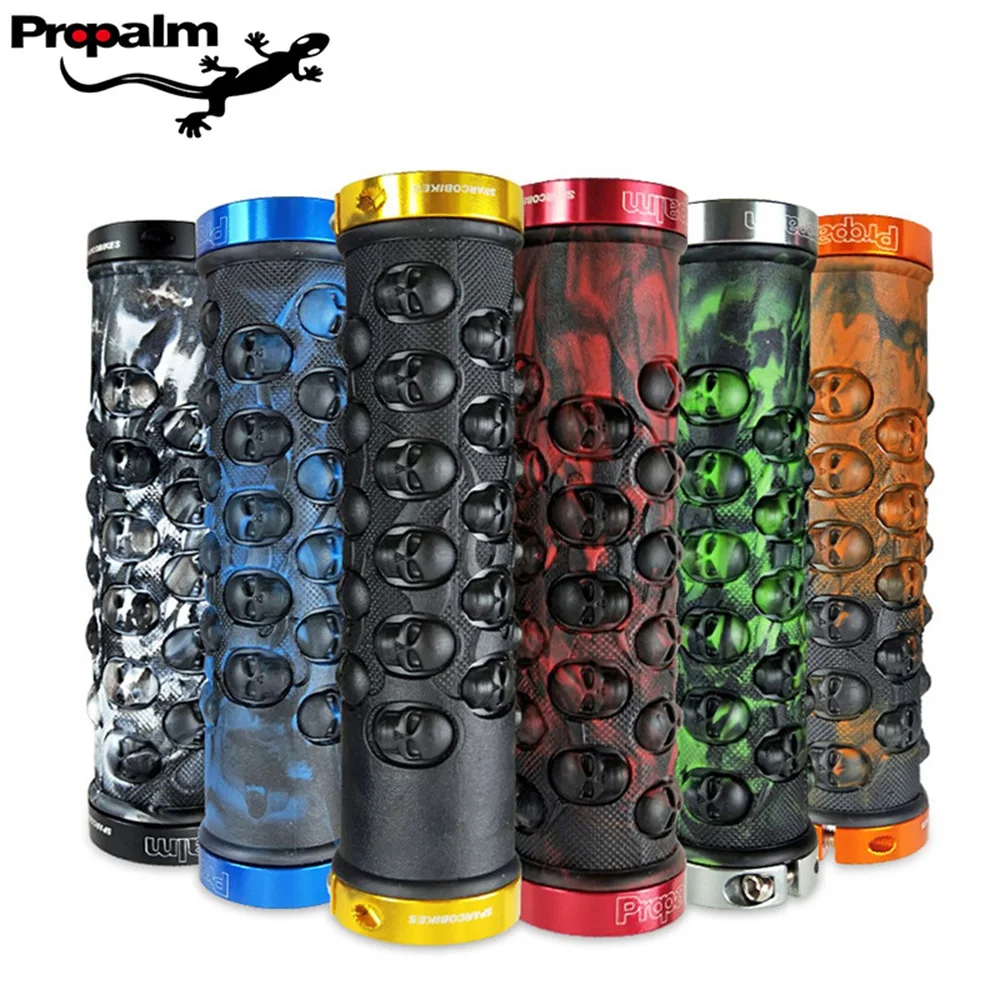 NEW Propalm Skull Bicycle Grips MTB Road Bike Handle Bar Grips for