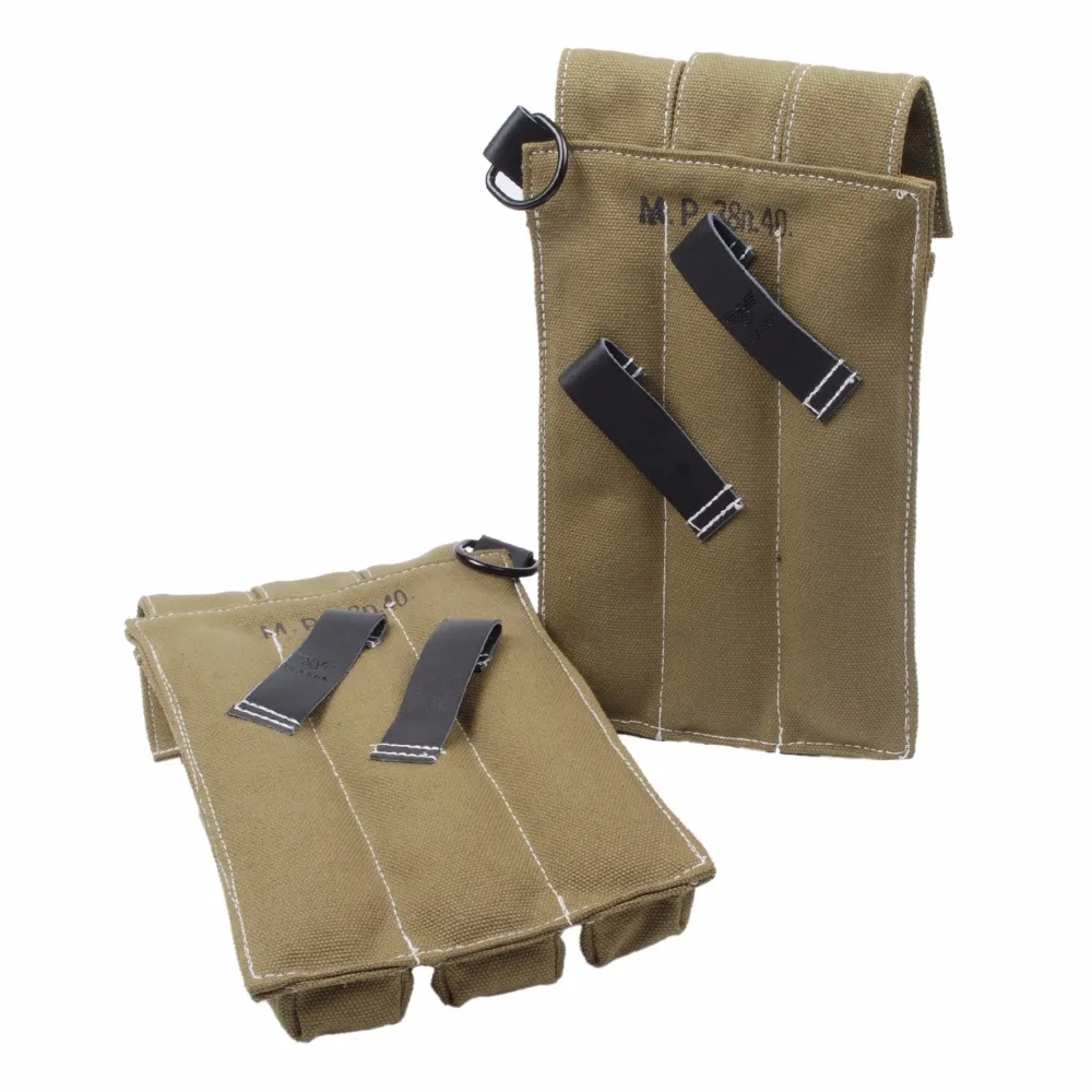 ドイツ軍　MP38 u 40 予備マガジンケース　ダミーマガジン18本入り MP38 u. MP40 magazine pouch – fjm44