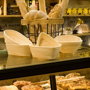 

Triangular Rattan Bread Banneton Bread Proofing Basket Sourdough Proving Bread Rising Baskets TP899