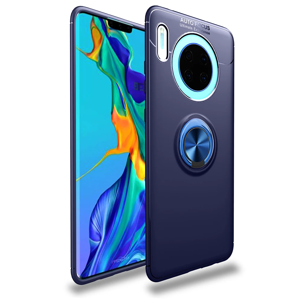 Противоударный чехол с магнитным кольцом для Huawei Mate30 Mate20 Mate10 Lite Mate9 Pro