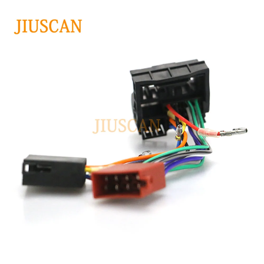 JIUSCAN 12-123 ISO радио адаптер для FORD 2003+(выберите модели) жгут проводов разъем свинцовый ткацкий станок кабель штекер Адаптер стерео