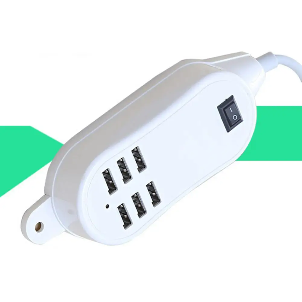 25 Вт/5А 6 usb портов для настольного телефона зарядное устройство сетевой адаптер для мобильного телефона планшета huawei xiaomi redmi