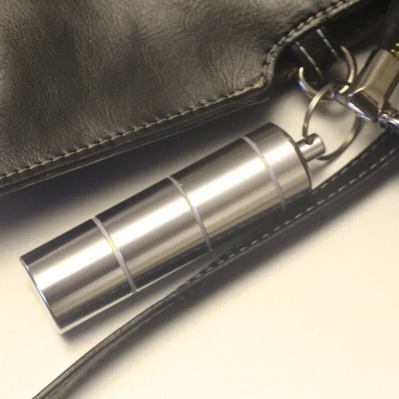 Drug Storage Keychain Portable Practical Aluminum Alloy Outdoor Camping Hiking Accessories