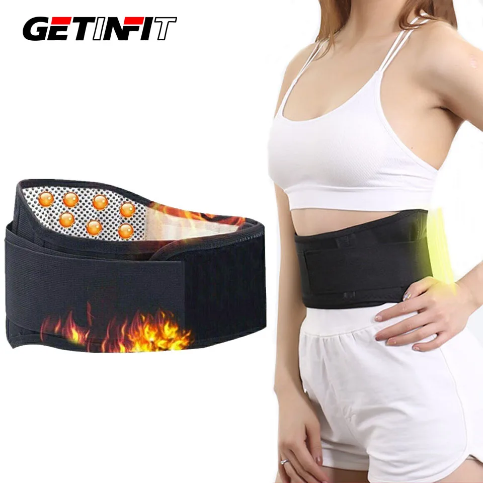 Регулируемый пояс для талии Getinfit самонагревающийся магнитной терапии поддержки